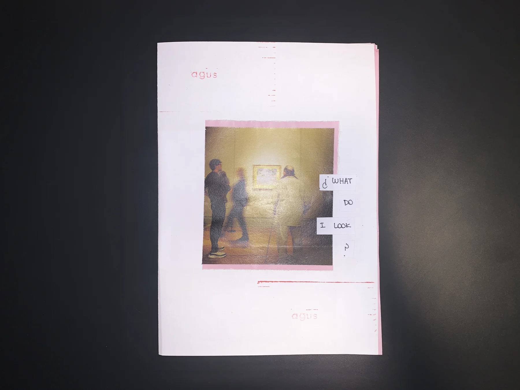 Agustina Montenegro — September 25 zine, photograph 1