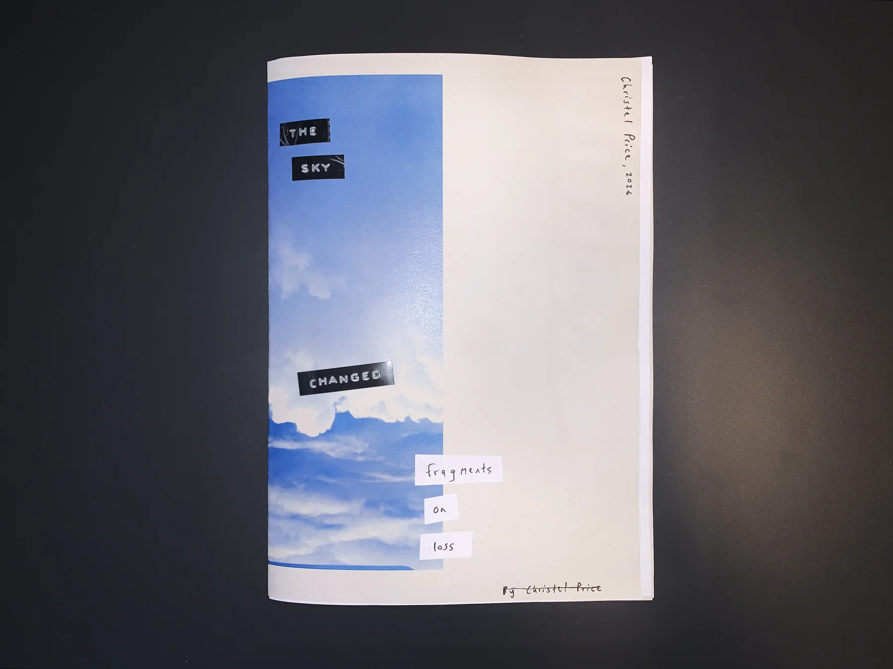 Christel — workshop 02 zine, photograph 1