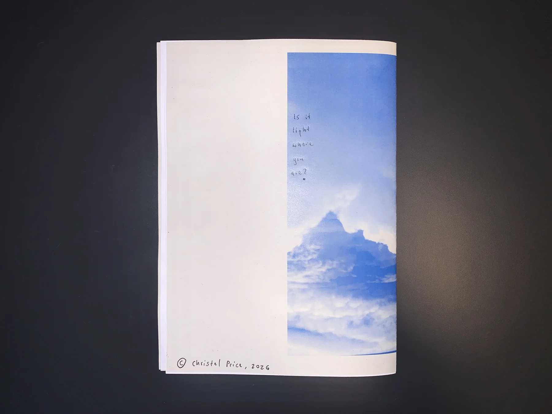 Christel — workshop 02 zine, photograph 7